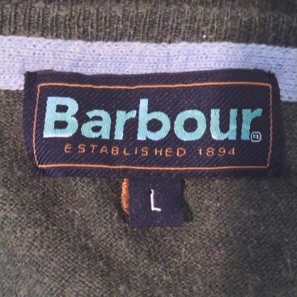 Barbour Men's pullover sweater size L - Picture 5 of 7